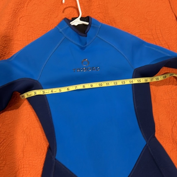 Tribord Wet suit neoprene 1.55 mm woman’s size small in blue - Picture 7 of 8